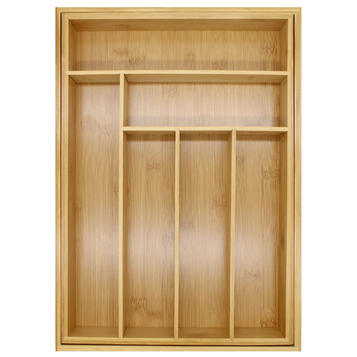M&W Bamboo Extending Cutlery Tray