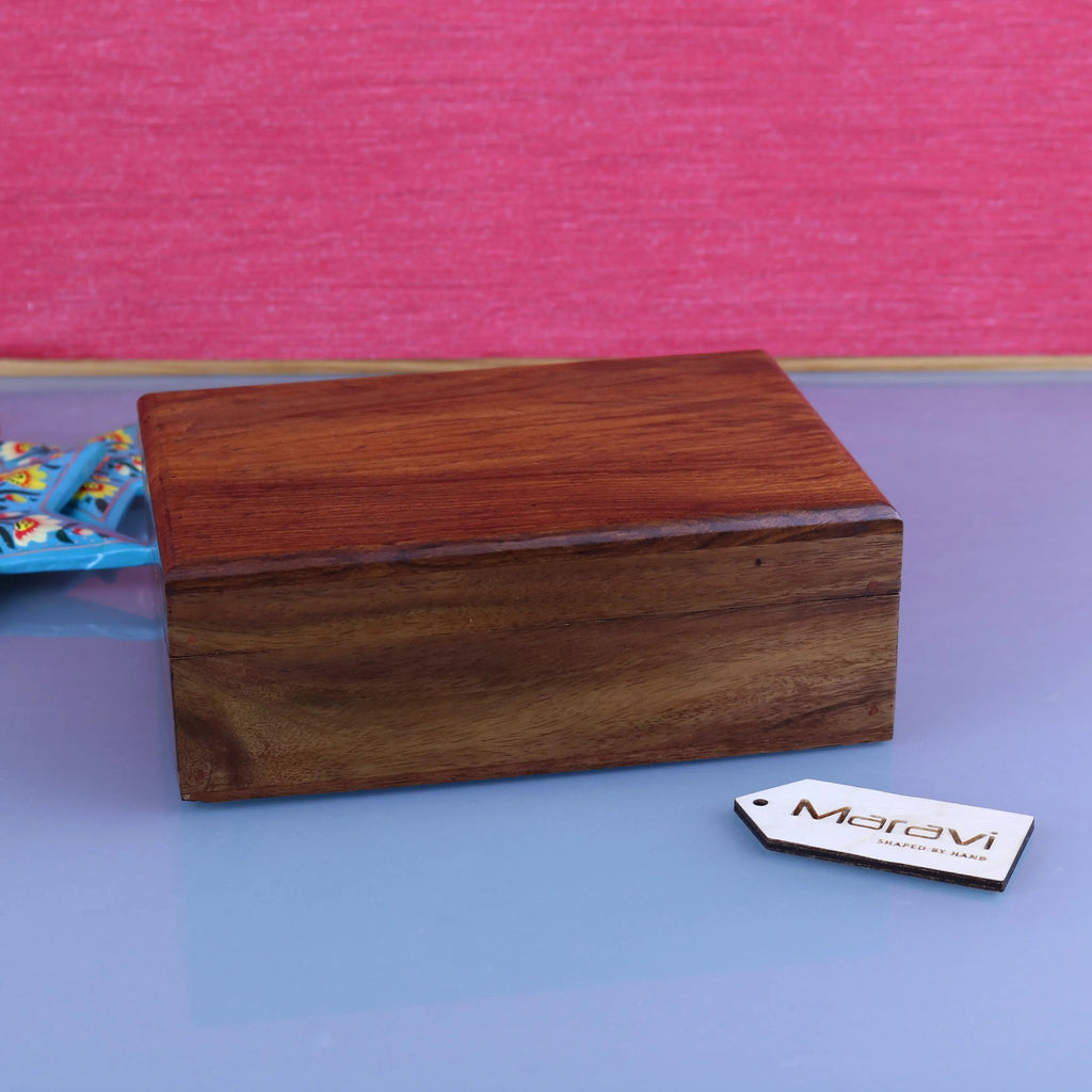Khalka Sheesham Wood Storage Box