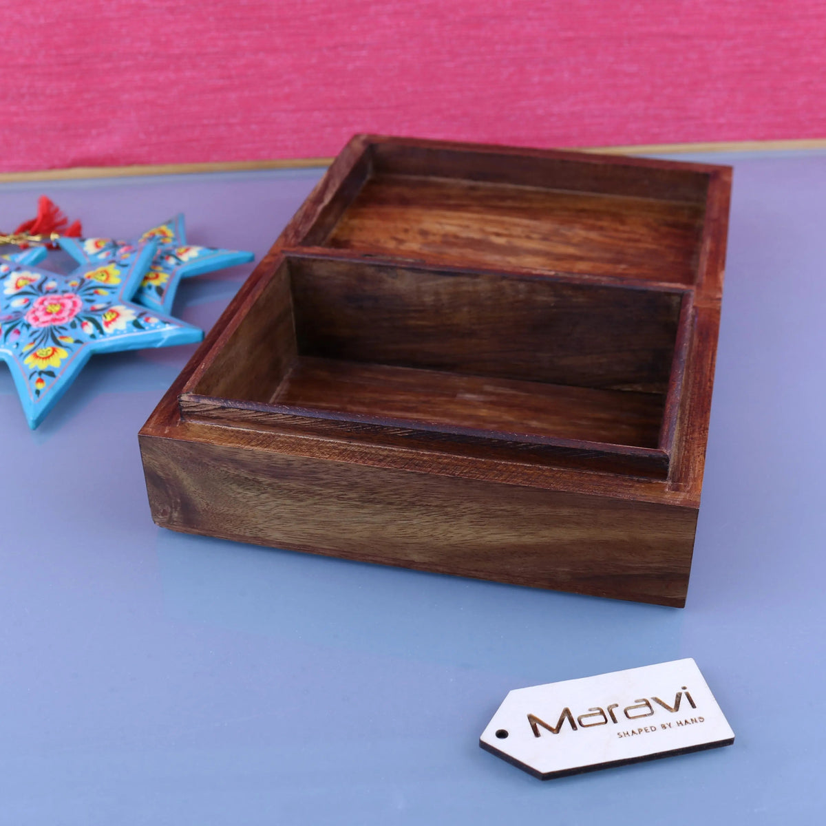 Khalka Sheesham Wood Storage Box
