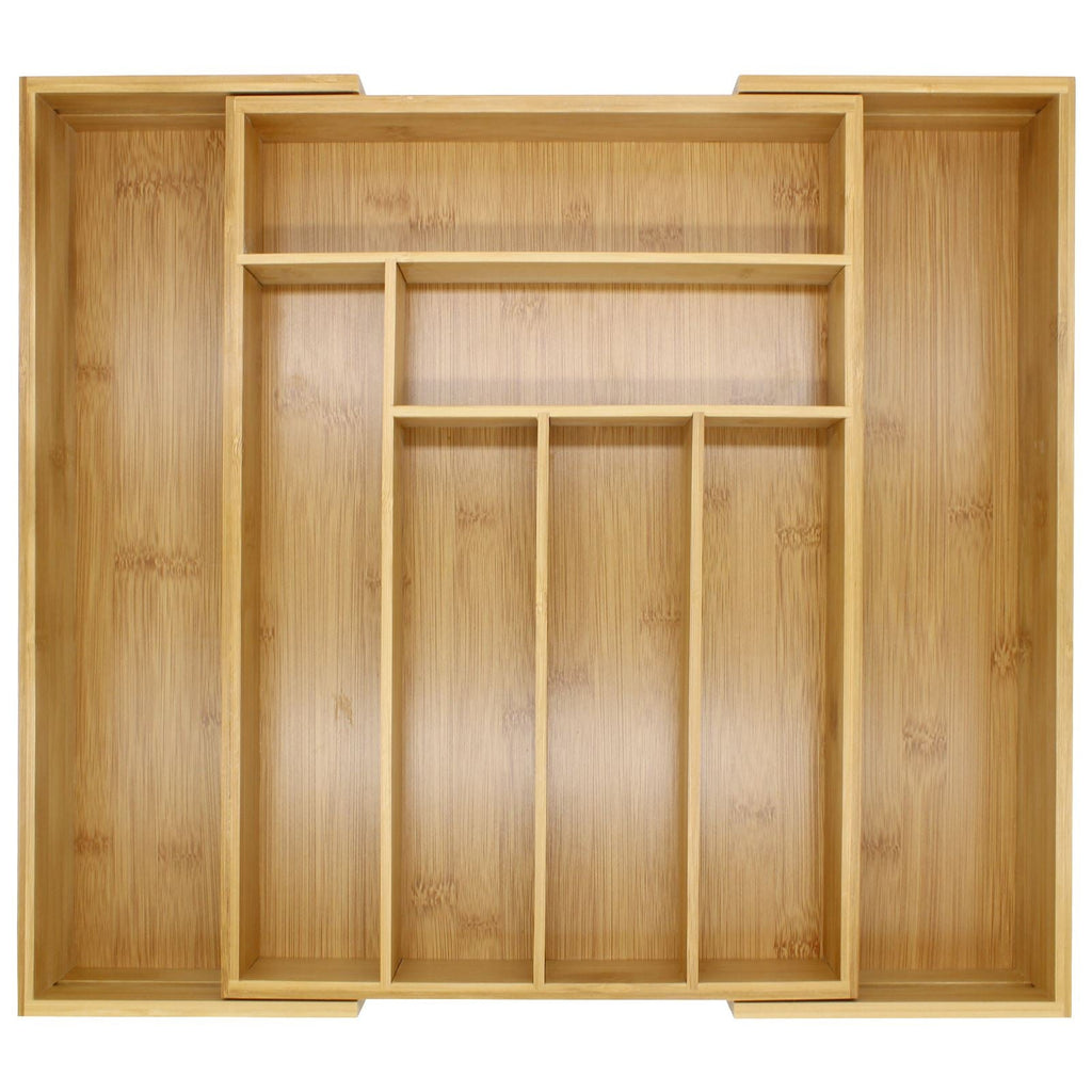 M&W Bamboo Extending Cutlery Tray