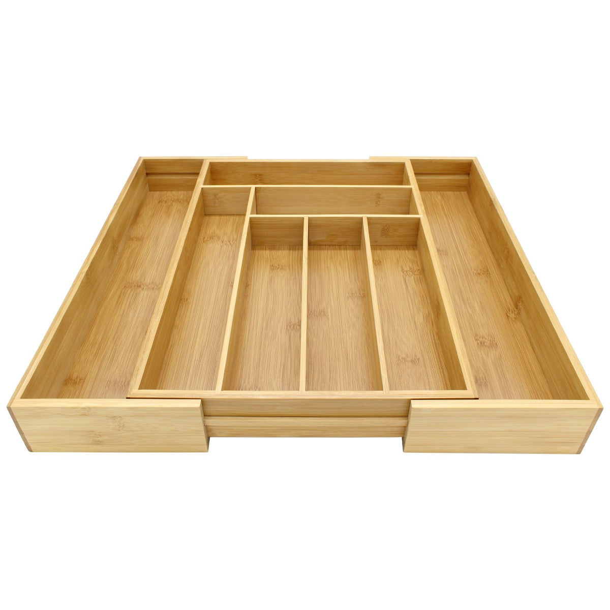 M&W Bamboo Extending Cutlery Tray