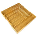M&W Bamboo Extending Cutlery Tray